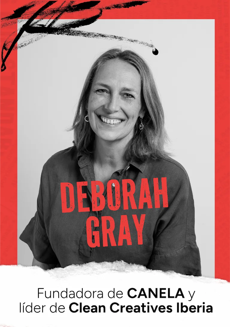 Bus84 - profes - deborah gray. Fundadora de canela y líder de clean creatives iberia.
